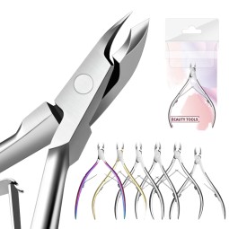 Nail Toenail Stainless Steel Dead Skin Pusher Durable Nail Cuticle Remover Tweezers