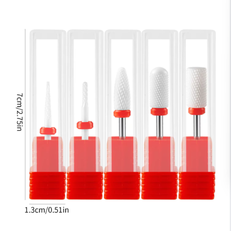 Ceramic Nail File Drill Bit Manicure Machine Accessory Rotary Electric Cutter Nail Tool