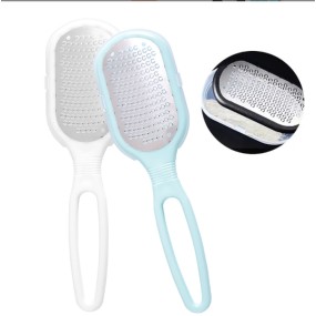 Stainless Steel Foot File Callus Remover Foot File with Cover Foot Care Tool