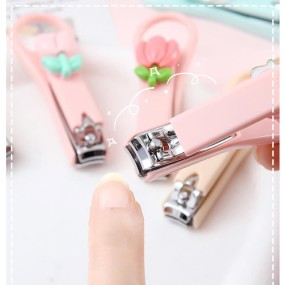 Cartoon Creative Fruit Flower Nail Clipper Cute Mini Nail Clipper Household Nail Clipper Manicure Pedicure Tool