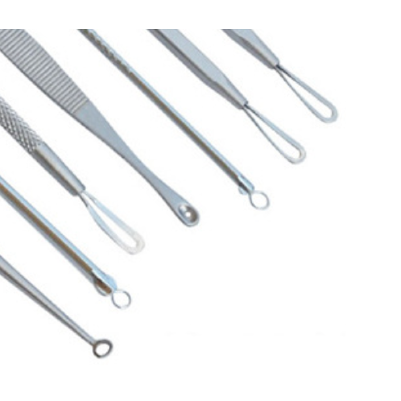 Professional Silver Acne Blackhead Needle Stainless Steel Pimple Acne Extractor