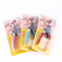 Stainless Steel Acrylic Nail Cutter Fake Artificial Nail Tip Trimmer Cutting Edge Cutter