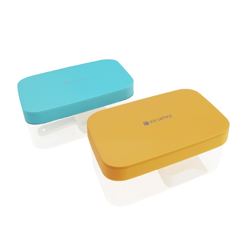 Hot-Selling DIY Household Ice Cube Tray Eco-Friendly Silicone Ice Mold with Ice Cream Machine or Food Cover