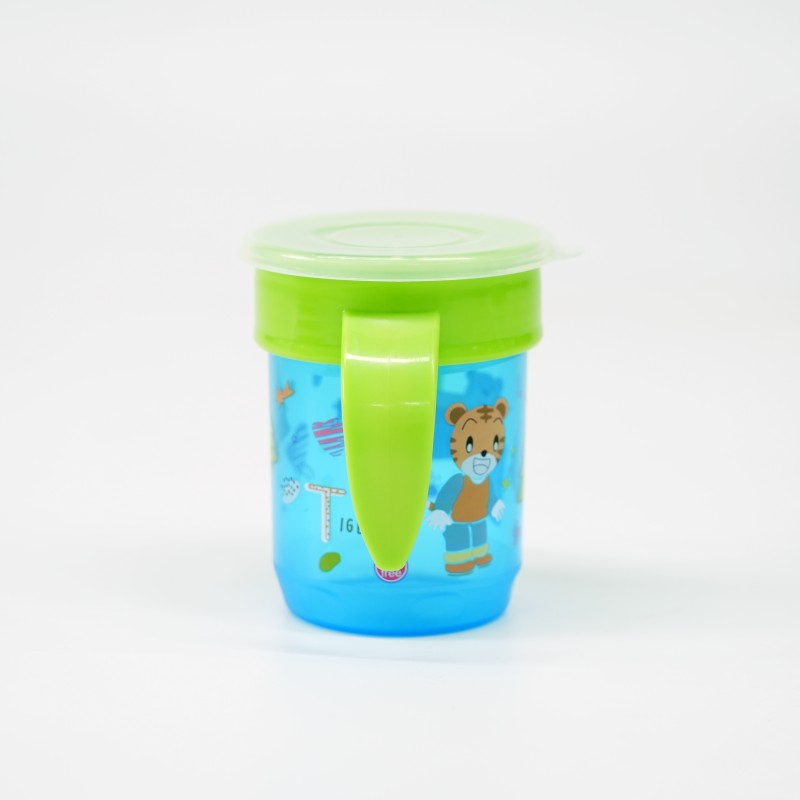 2024 New Unisex 250ml Silicone Baby Learning Cup High-Temperature Training Cup Duck Design Direct Drinking PP Material