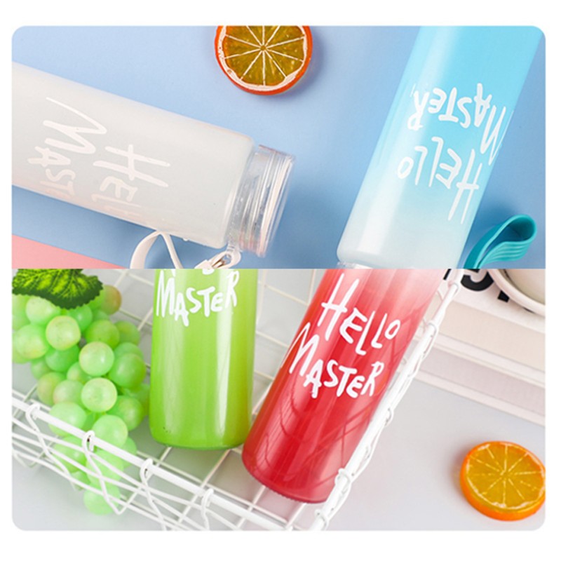 Wholesale Frosted Glass Cup with Color-Changing Logo Creative Advertising Perfect Beverage Sublimation Print Can Logo Gift Cup