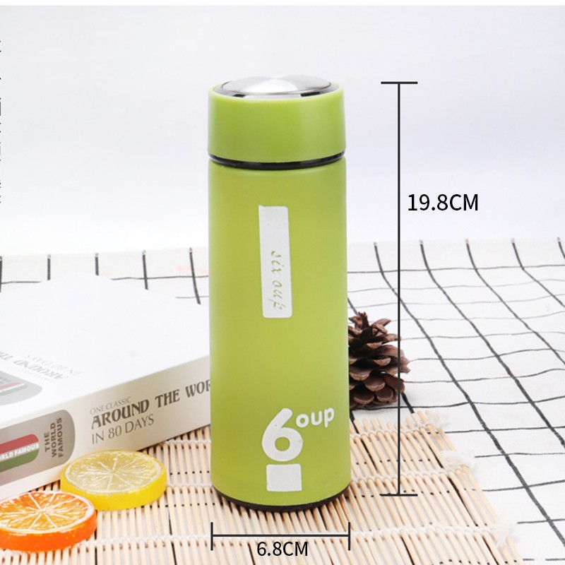Wholesale Portable 450ml Glass Water Bottle Large Capacity Water Cup Unisex Children Camping Direct Drinking