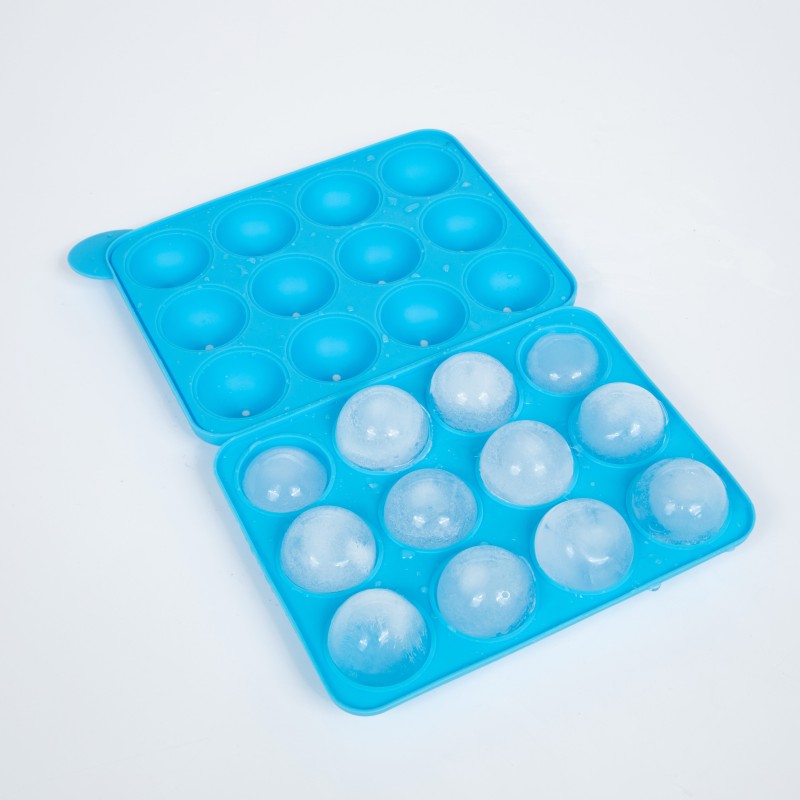 Sustainable Round Chocolate Mold Tray Silicone Lollipop Cube Mold Tray Ice Cream or Gelato Machine