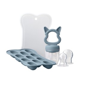 Free Breast Milk Storage Container Popsicle Silicone Mold Food Fruit Feeder Ice Cube Freezer Tray 0-12 Months