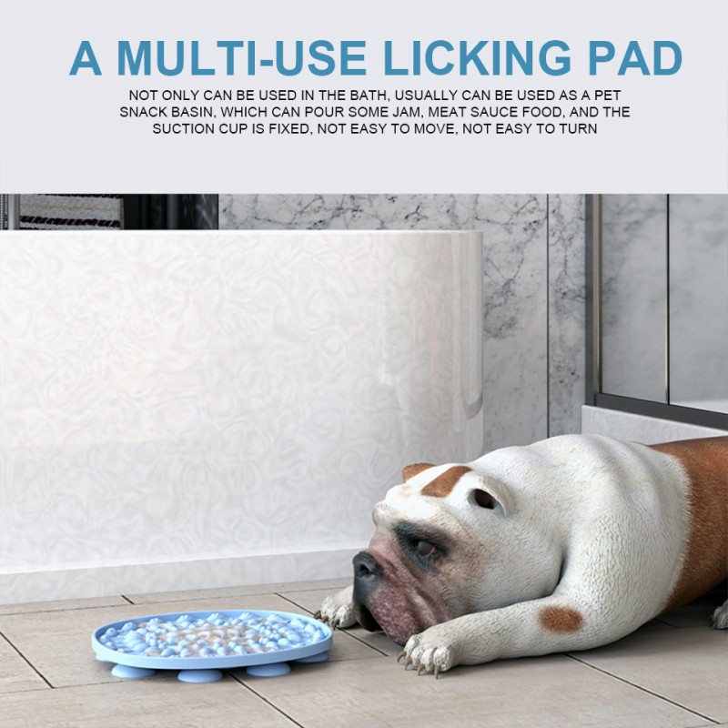 Wholesale Pet Silicone Mat Pet Feeding Mat Slow Feeder Tray Lick Mat for Dogs with Suction Cup