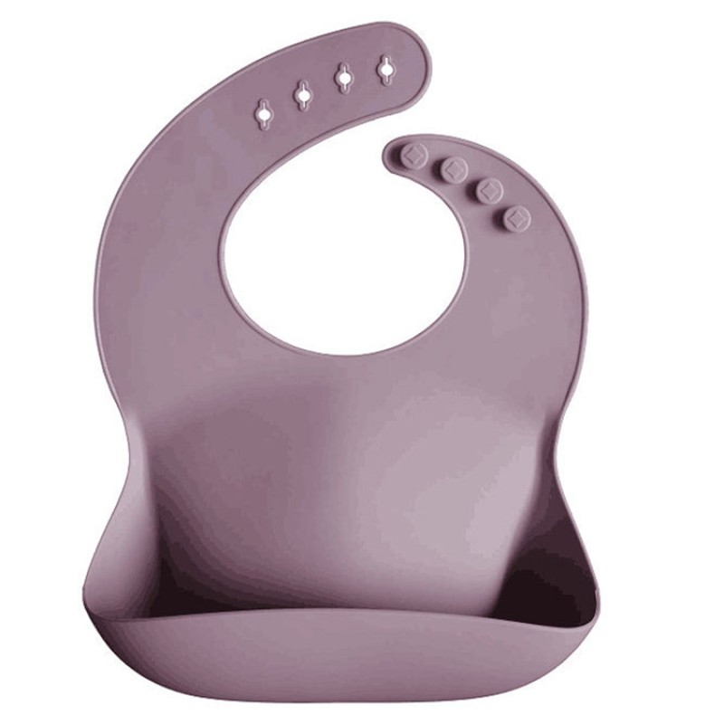 Easy Clean Bib Children Silicone Bib Waterproof Custom Pattern Baby Teething Bib Silicone Feeding Baby Bib