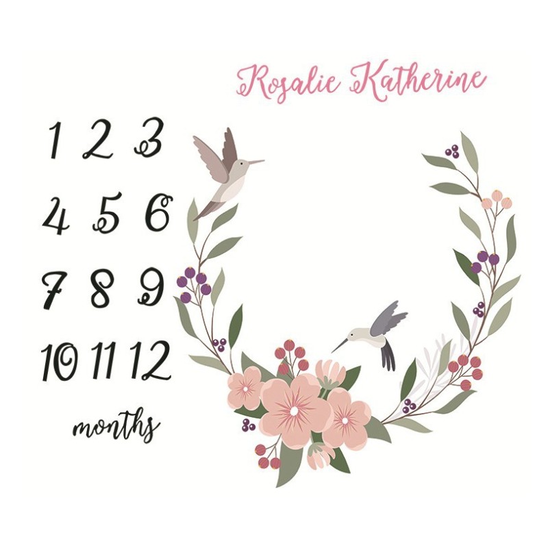 Custom Muslin Tree Ultra-Soft Swaddle Blanket Winter Baby Blanket