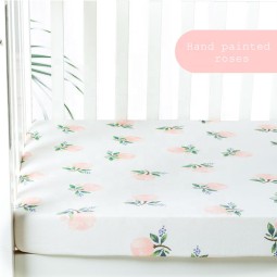 Muslin 100% Cotton Printed Crib Sheet