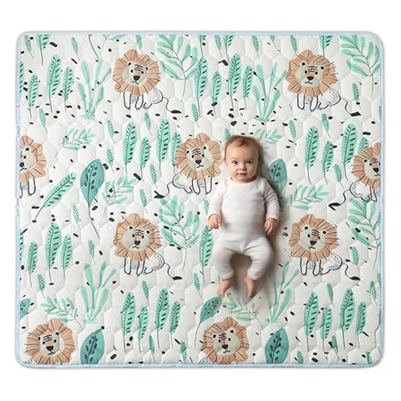 Factory OEM 50x 50 Inch Baby Play Mat Thickened Non-Slip Crawling Mat Baby Play Mat Activity Baby Play Mat