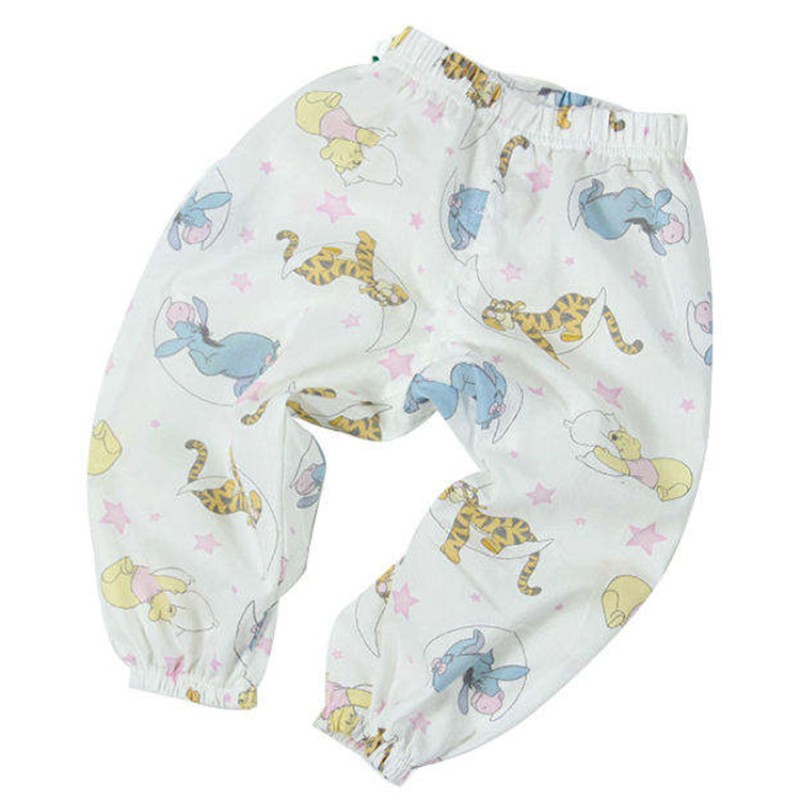 Muslintree Eco-Friendly Comfort Breathable Soft Baby Casual Children Pure Cotton Baby Summer Pants