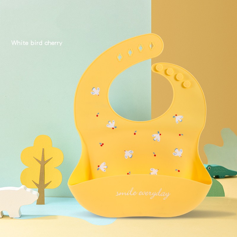 Muslin Tree Wholesale Price Custom Waterproof Bib Baby Silicone Feeding Bib