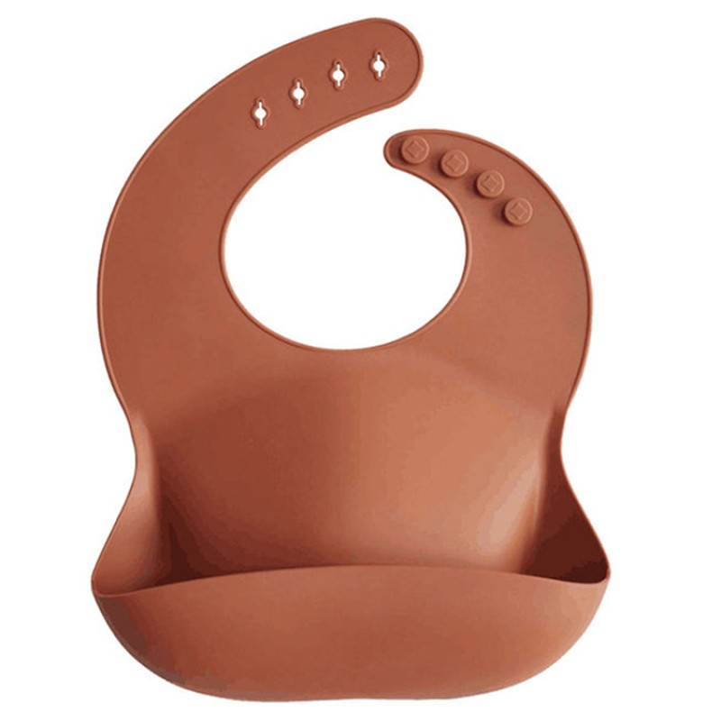 Easy Clean Bib Children Silicone Bib Waterproof Custom Pattern Baby Teething Bib Silicone Feeding Baby Bib