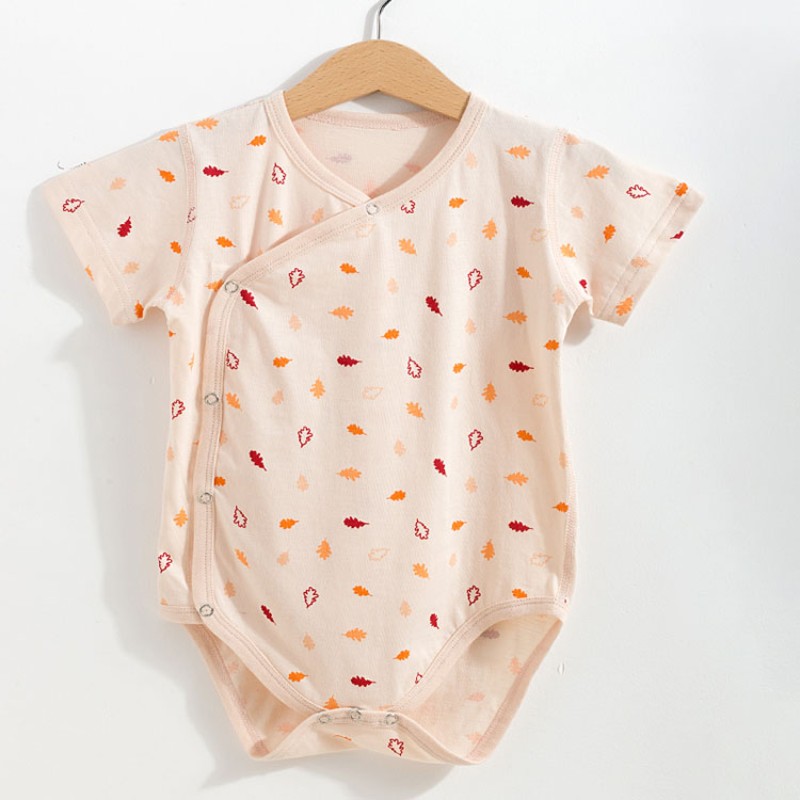 Double Layer Summer Pure Cotton Baby Cloth Onesie Boys Girls