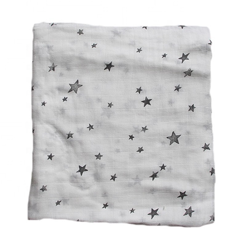 Muslin Tree 70% Bamboo + 30% Cotton Newborn Muslin Swaddle Blanket