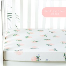 Factory Direct Wholesale Baby Printed Sheet 100% Cotton Bassinet Crib Sheet