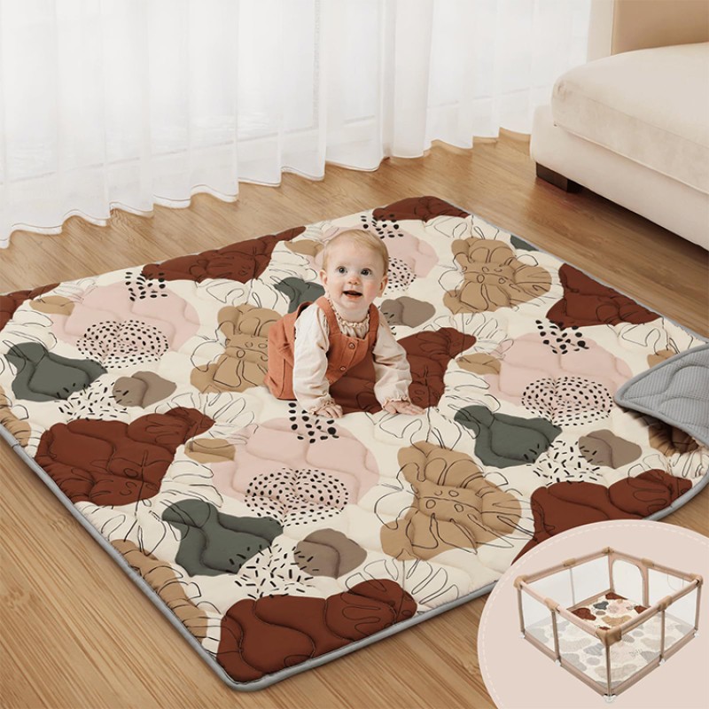 Factory OEM 50x 50 Inch Baby Play Mat Thickened Non-Slip Crawling Mat Baby Play Mat Activity Baby Play Mat