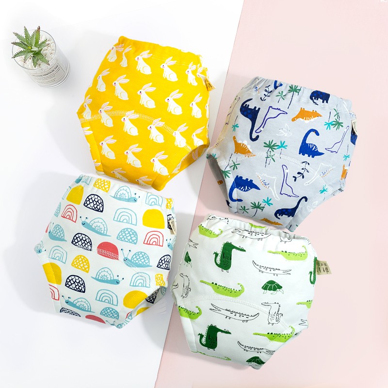 Custom Baby Wear Comfort Muslin Tree Game Reusable Baby Diaper Training Pants