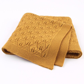 Muslin Tree Baby Knit Solid Blanket Warm Baby Cotton Knit Solid Color Baby Blanket Knit Blanket Baby