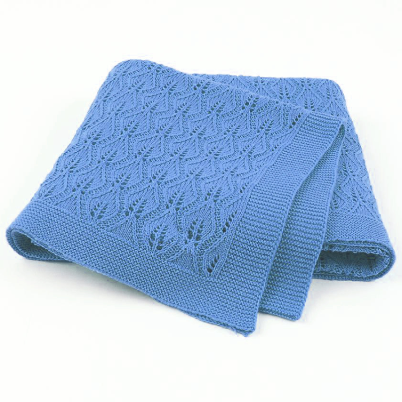 Muslin Tree Baby Knit Solid Blanket Warm Baby Cotton Knit Solid Color Baby Blanket Knit Blanket Baby