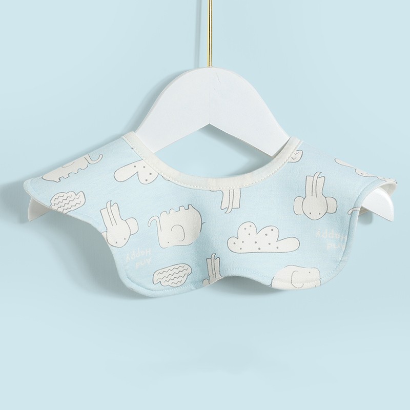 Muslin Tree 100% Cotton Fashion Custom Logo Packaging Waterproof Baby Cotton Bib