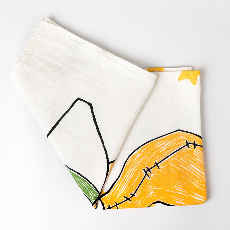 Wholesale Baby Gauze Swaddle Blanket Bamboo Cotton Fabric Blanket Ultra-Soft Baby Sleep Blanket