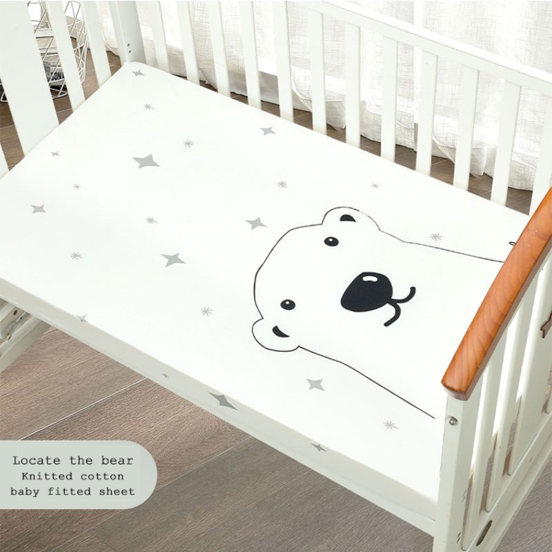 Anti-Static Sheet Cotton Cover Baby Frameless Sheet Anti-Pilling Crib Bedding Sheet