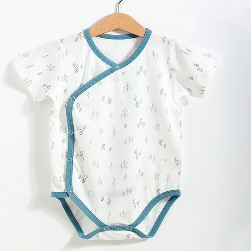 Double Layer Summer Pure Cotton Baby Cloth Onesie Boys Girls