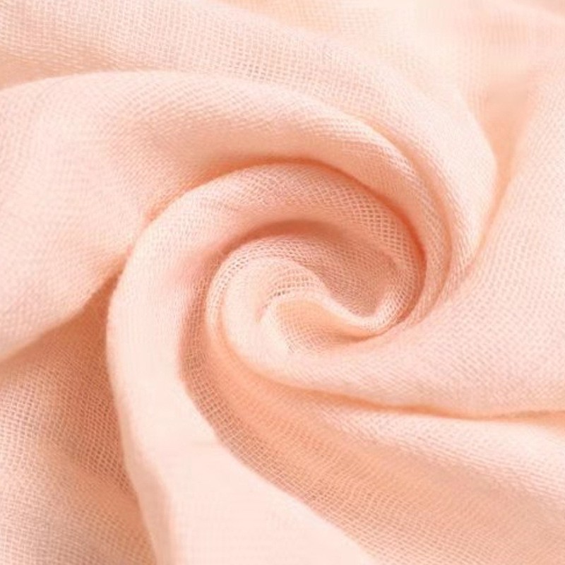 Portable Soft New Style Solid Color Pure Cotton Baby Gauze Swaddle Blanket