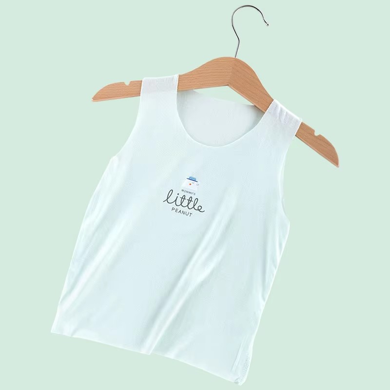 91% Recycled Cellulose Fiber 9% Spandex Muslin Tree Soft Comfort Eco Summer Baby Vest