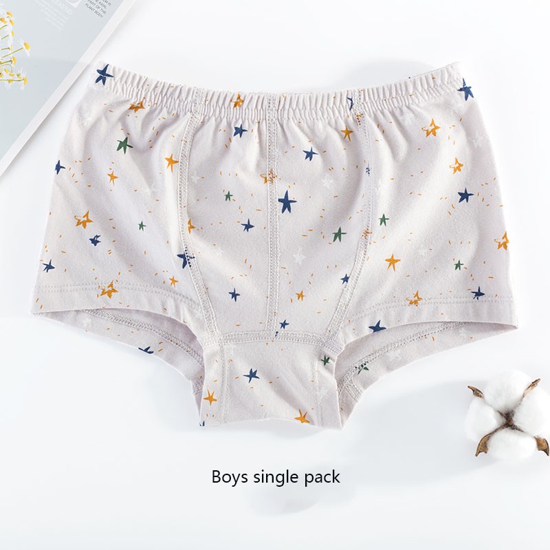 Wholesale Children Underwear Panties Girls Pure 100% Cotton Underpants Cute Baby Cartoon Underpants