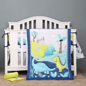 Muslintree Custom Animal Print Eco-Friendly Baby Crib Newborn Bedding Set