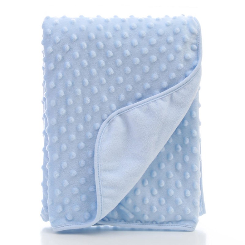 Newborn Soft Dot Baby Blanket Wholesale Custom Home Textile Baby Blanket