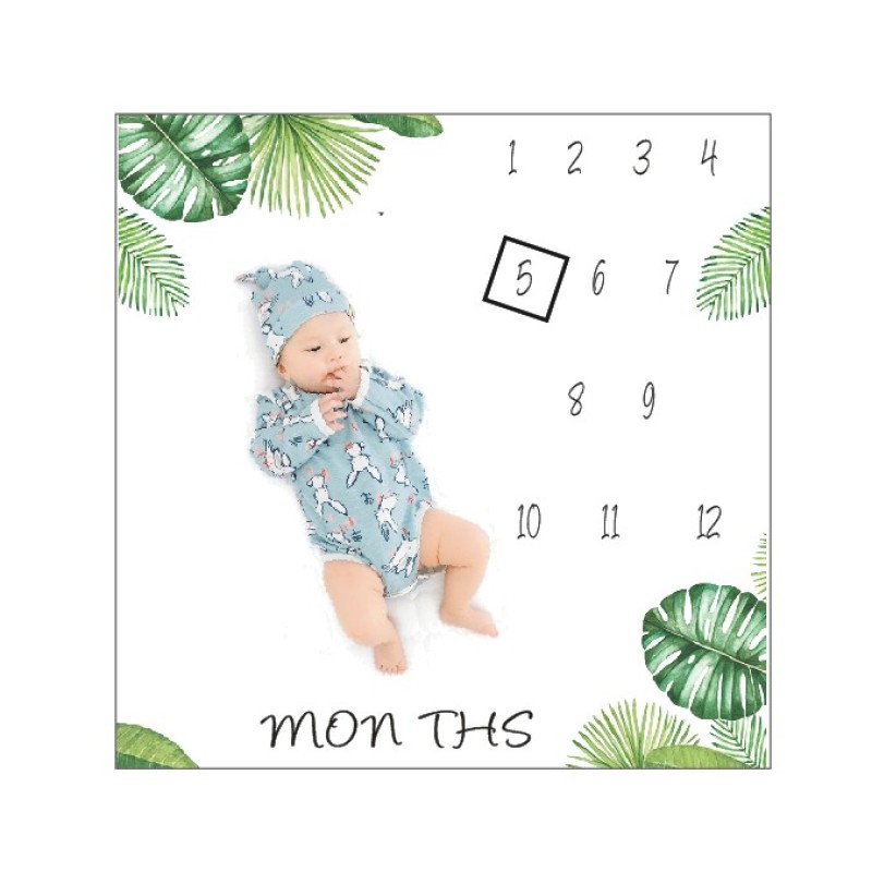 Custom Muslin Tree Ultra-Soft Swaddle Blanket Winter Baby Blanket