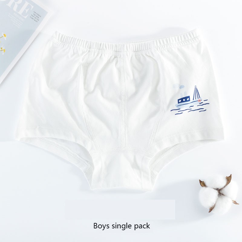 Wholesale Children Underwear Panties Girls Pure 100% Cotton Underpants Cute Baby Cartoon Underpants