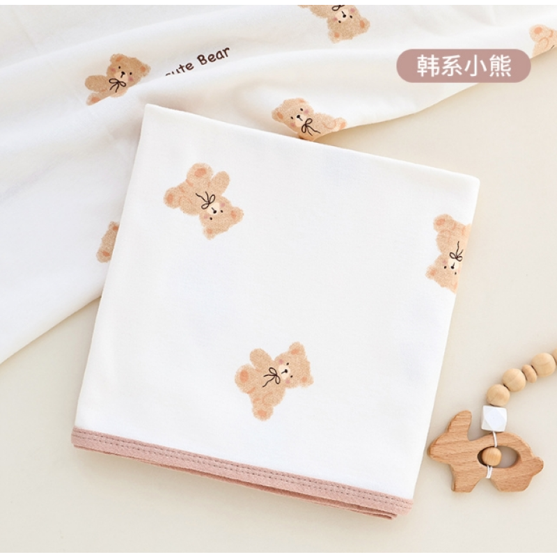 Skin-Friendly Comfort Print Custom Blanket Ultra-Soft Breathable Comfort Wrap Baby Swaddle Blanket