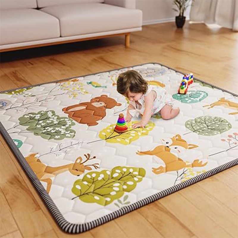 Factory OEM 50x 50 Inch Baby Play Mat Thickened Non-Slip Crawling Mat Baby Play Mat Activity Baby Play Mat