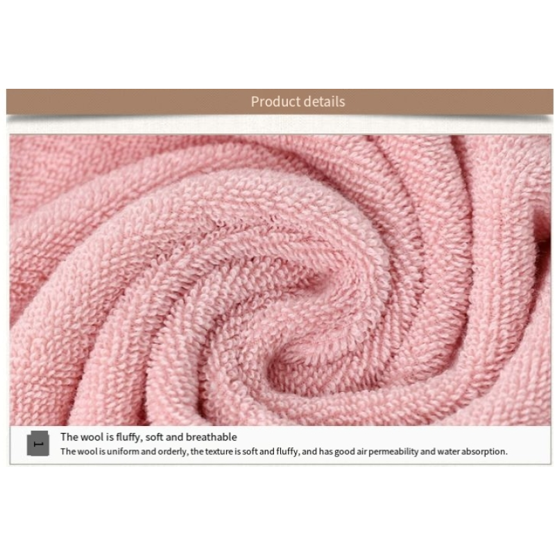 Hot Sale Wholesale Factory 70 * 140 cm Thick 100% Pure Cotton Ultra-Soft Bath Towel Double-Sided Pure Cotton Bath Towel