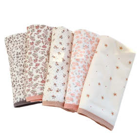 Skin-Friendly Comfort Print Custom Blanket Ultra-Soft Breathable Comfort Wrap Baby Swaddle Blanket