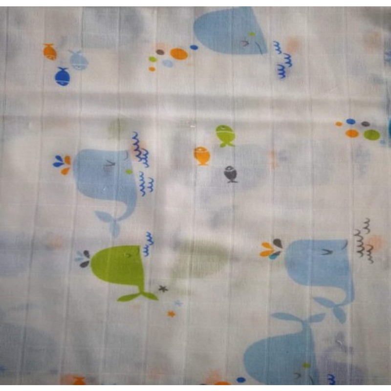 Muslin Tree 70% Bamboo + 30% Cotton Newborn Muslin Swaddle Blanket