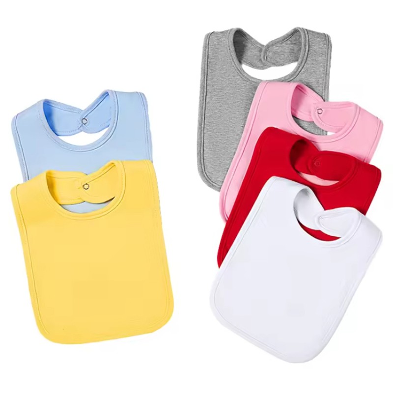 Baby Drool Towel Solid Color Newborn Bib 100% Cotton Bib Colorful Baby Bib Drool Bib Baby Feeding Apron Cotton Burp Cloth