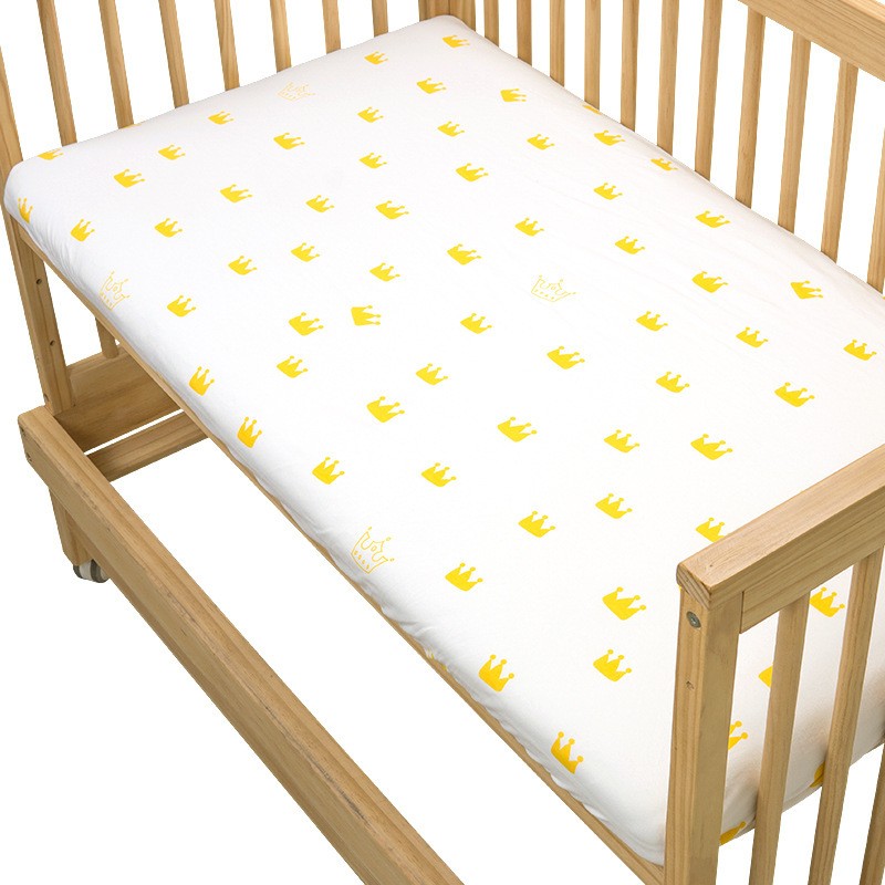 Custom Cotton Baby Fitted Crib Sheet