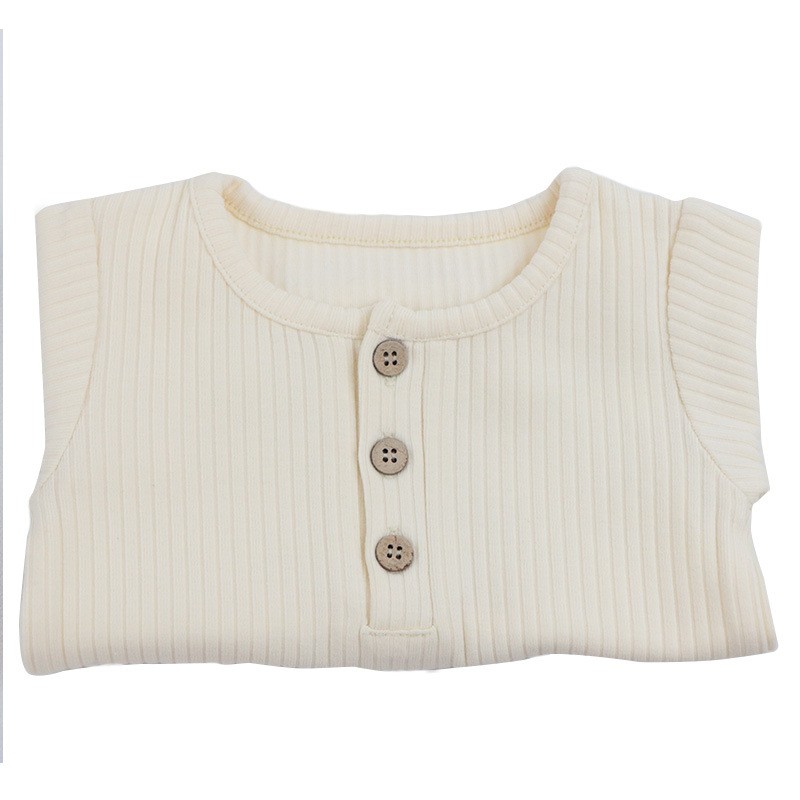 INS Hot Sale Baby Pure Cotton Onesie Summer Thin Unisex Romper New Baby Triangle Wrap Butt Pants Clothes Baby Short Sleeve Clothes