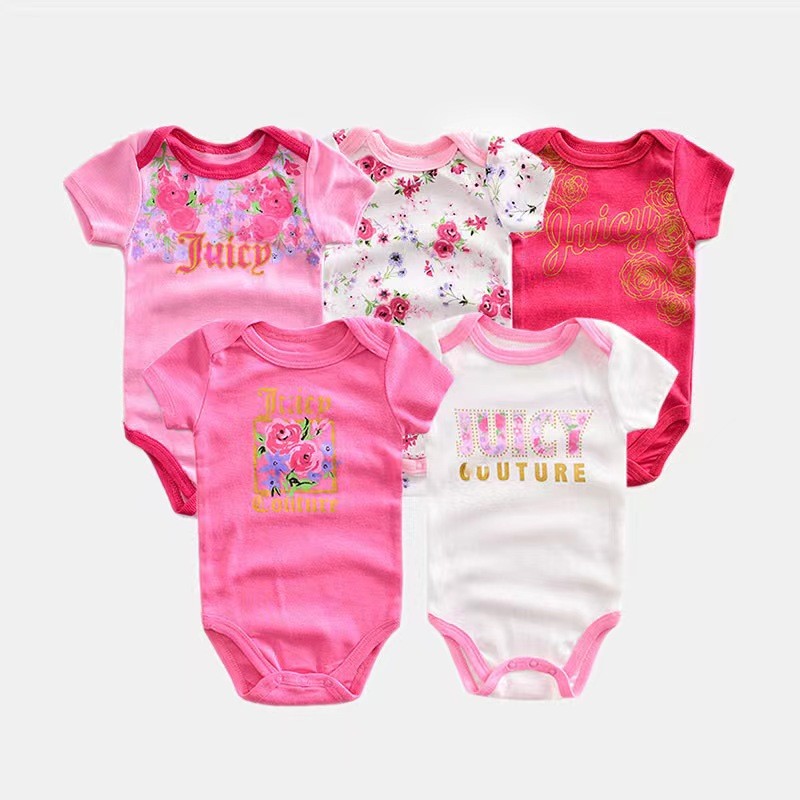 Wholesale Custom Factory Cheaper Baby Pajamas 100% Cotton Short Sleeve Baby Pajamas Newborn Clothing