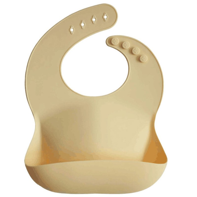 Easy Clean Bib Children Silicone Bib Waterproof Custom Pattern Baby Teething Bib Silicone Feeding Baby Bib