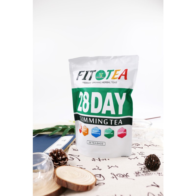 Best Selling WanSongTang 28 Day Detox Fit Slim Flat Belly Tea Bags Private Label Organic