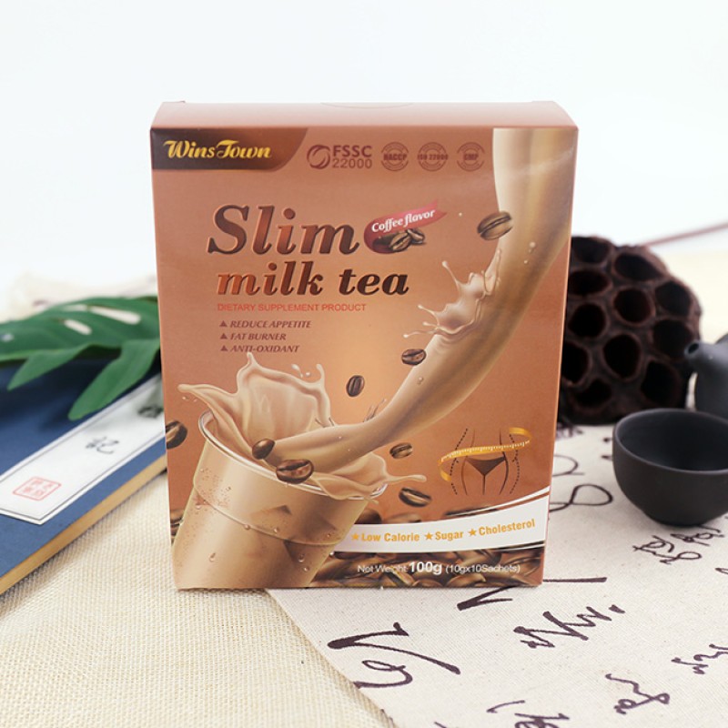 Slim Milk Tea Coffee Taste Milk Tea Can Reduce Belly Fat Burning Delicious Weight Loss and Detox